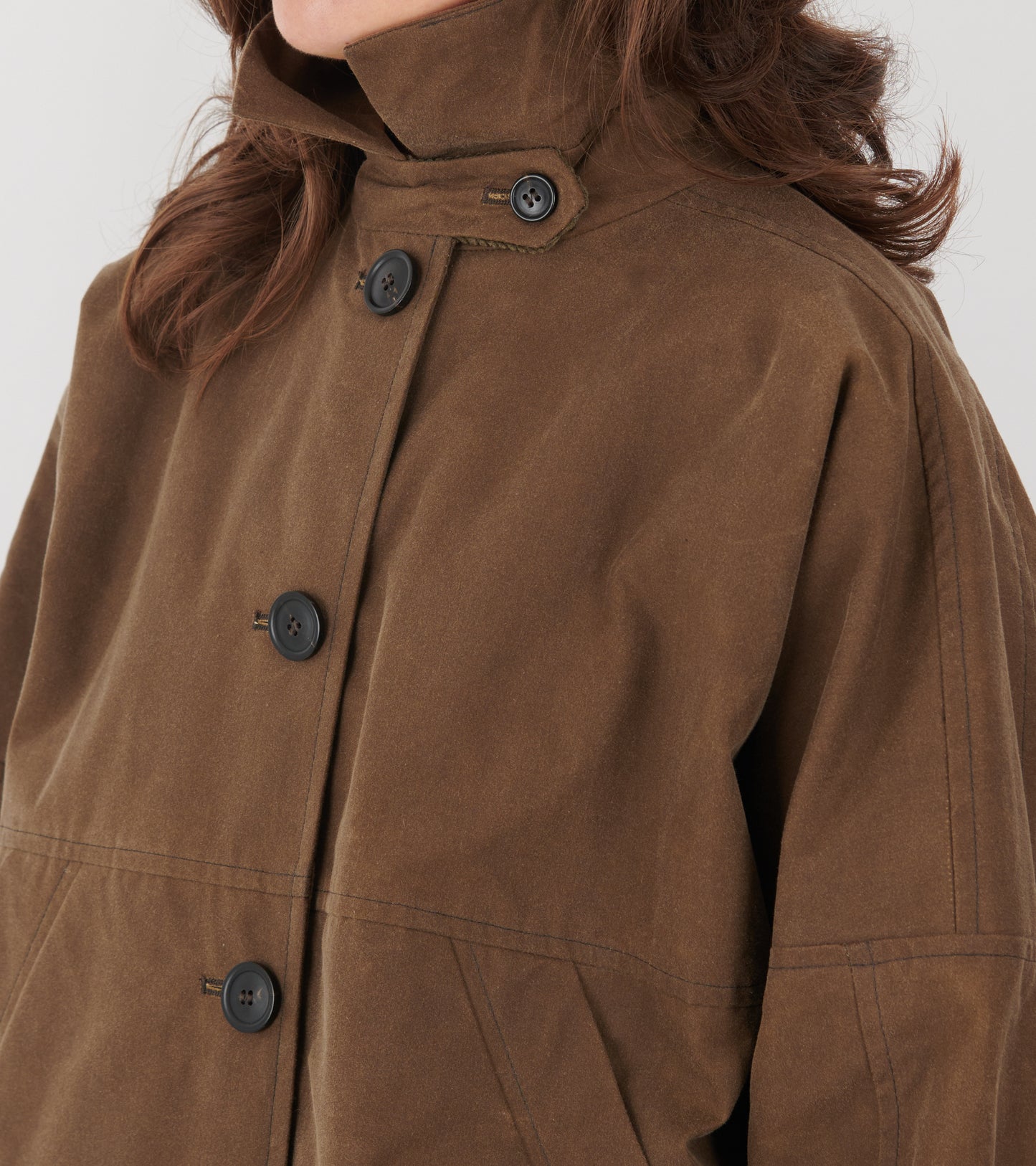 Moa Oilskin Jacket Bark