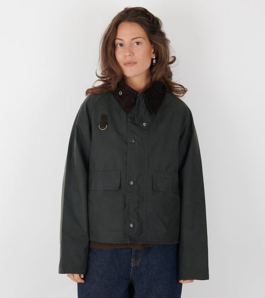 Barbour Spey Wax Jacket Sage