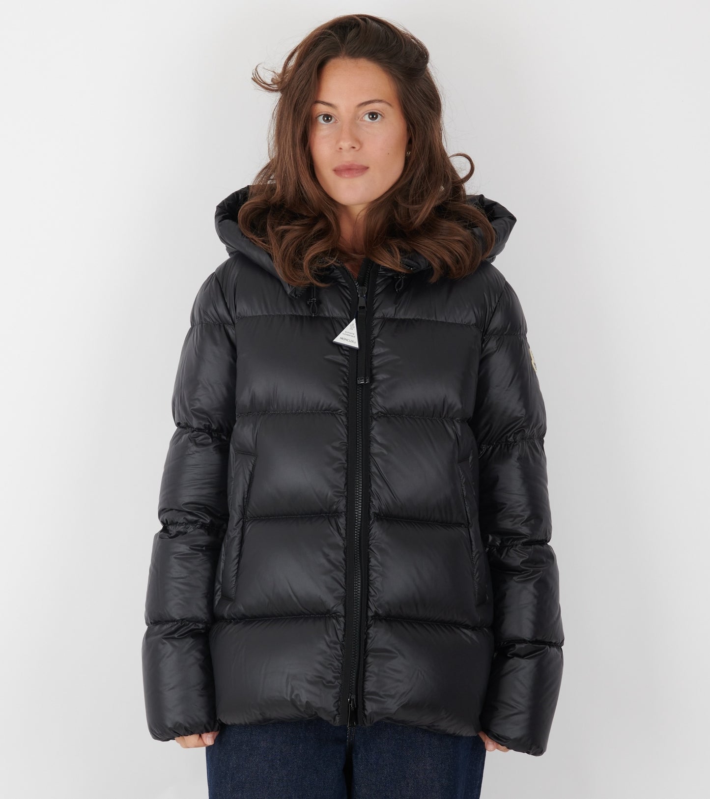 Serittes Hooded Down Jacket Black