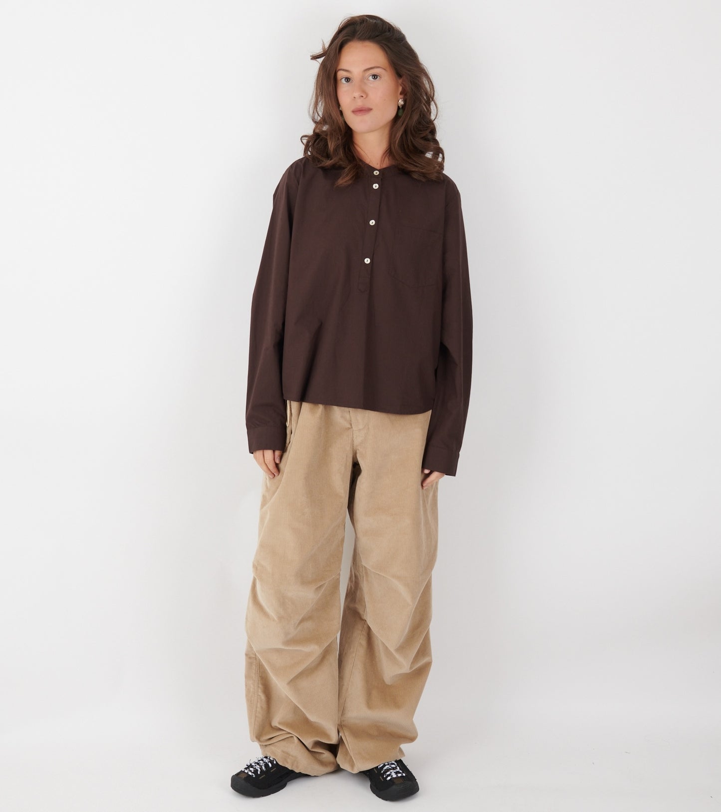 Agnes Shirt Dark Brown