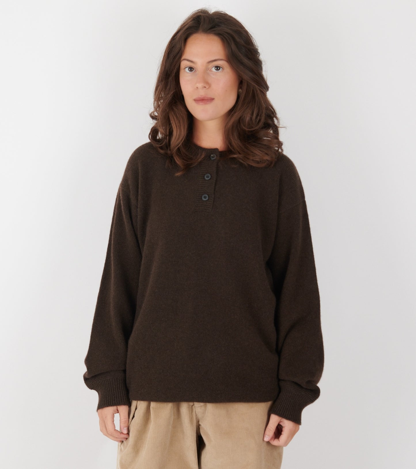 Franco Sweater Pure Dark Brown