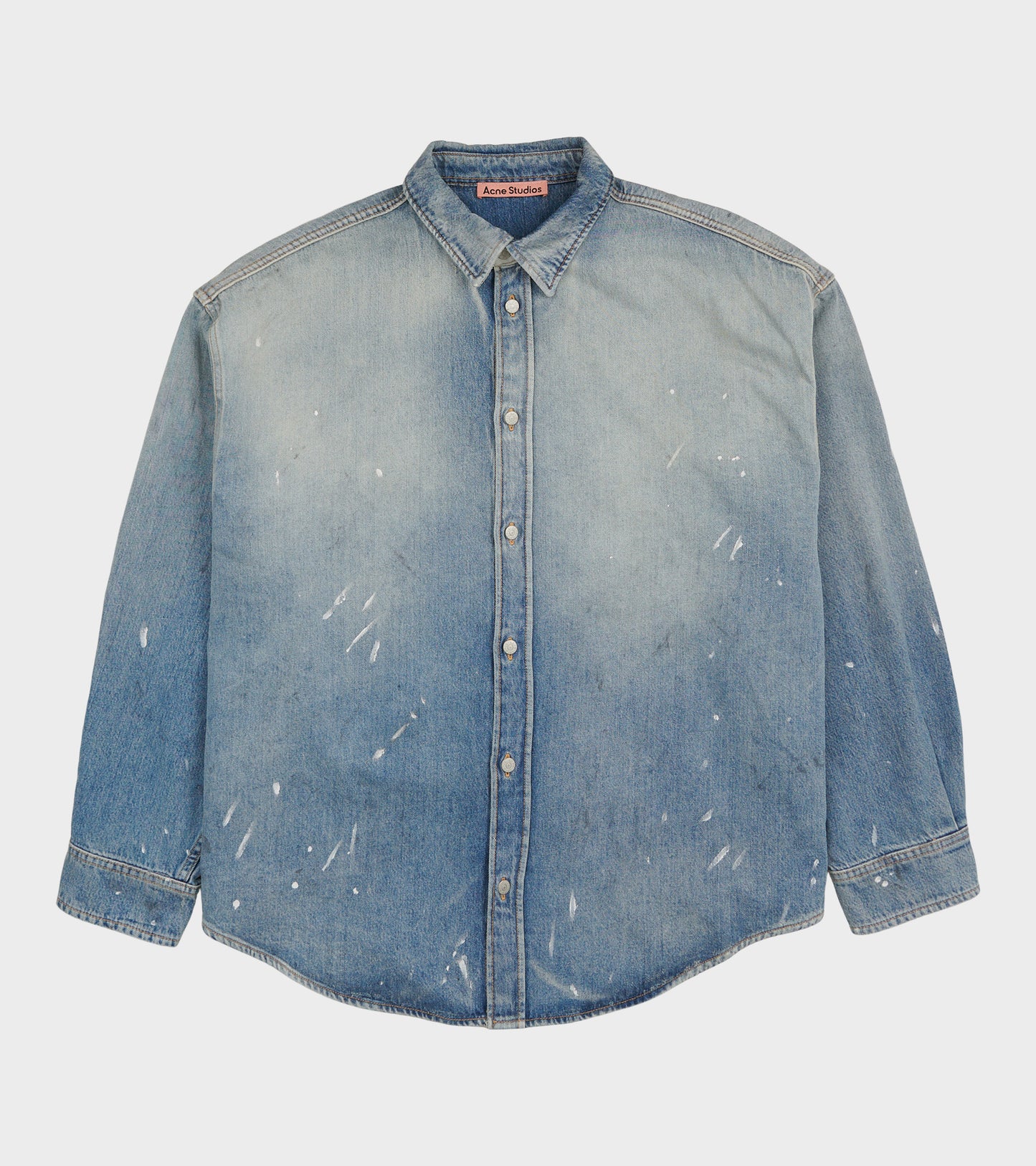Denim Button Up Shirt Light Blue
