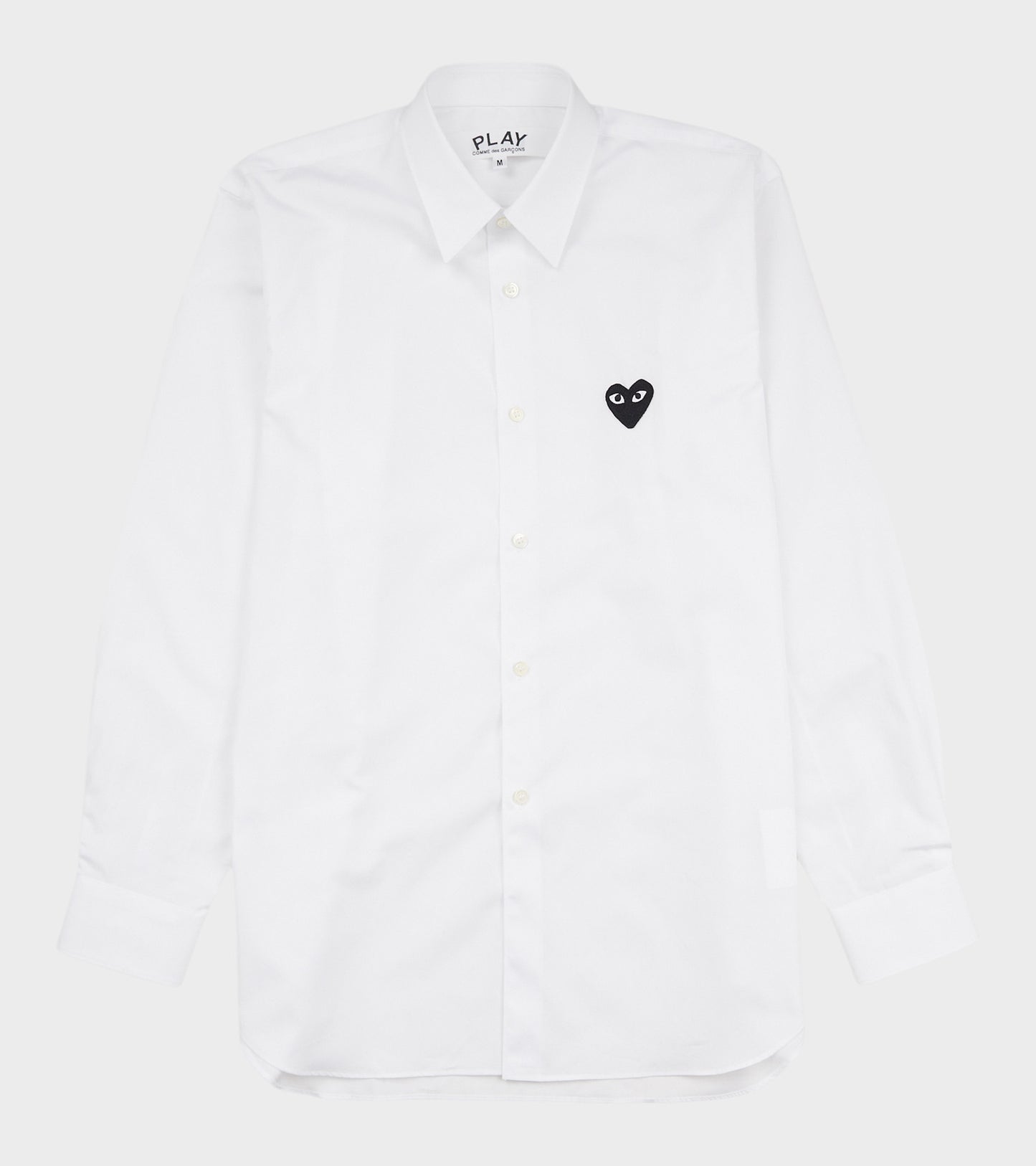 U Black Heart Shirt White