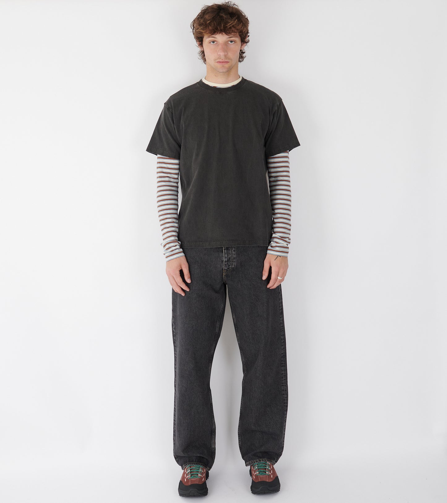 Loose Jeans Black Stone