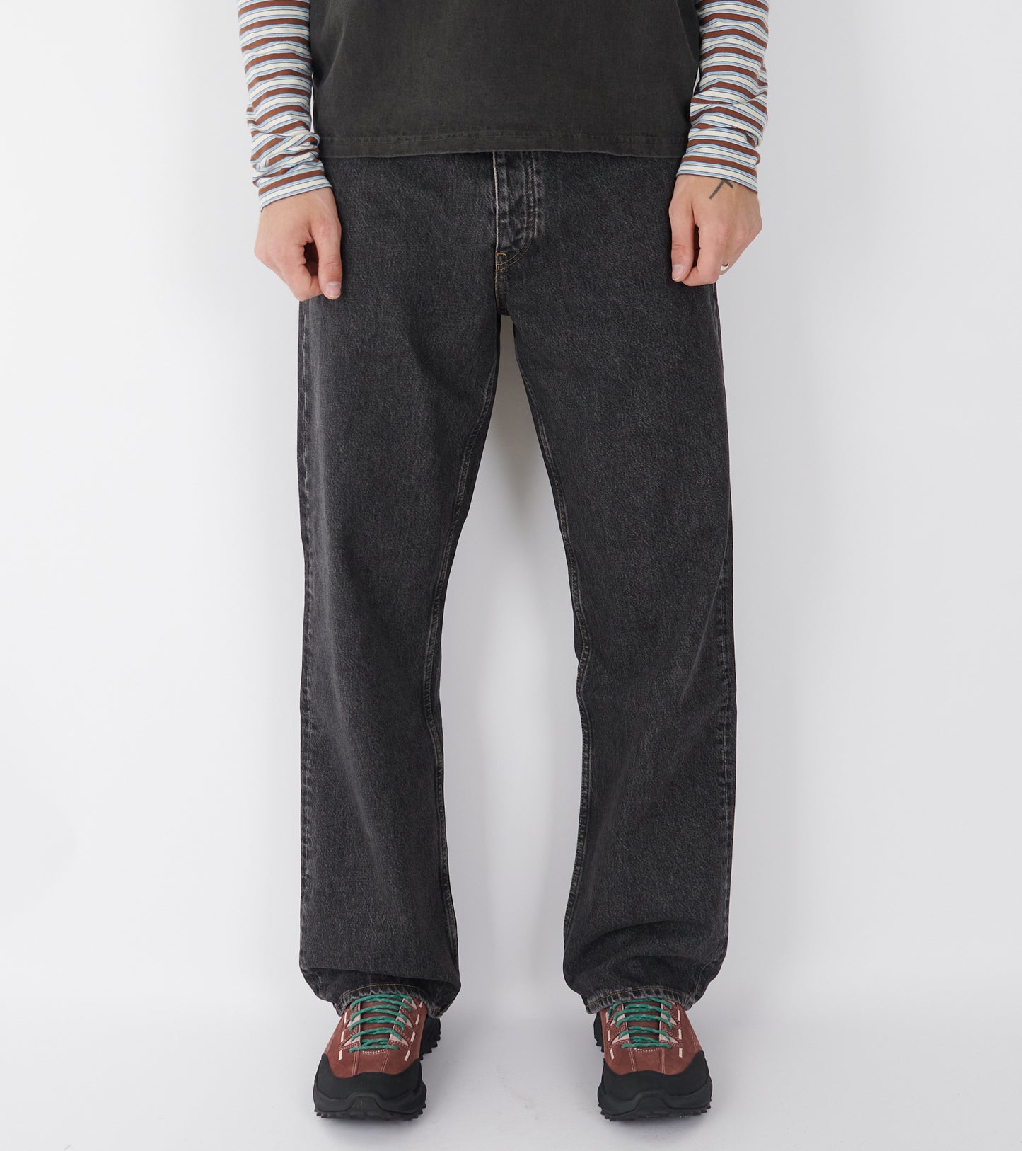 Loose Jeans Black Stone