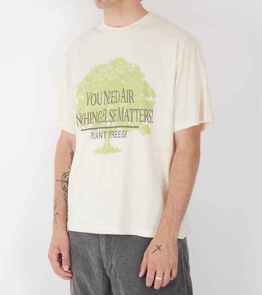 Grateful Tee S/S Ecru Plant Trees