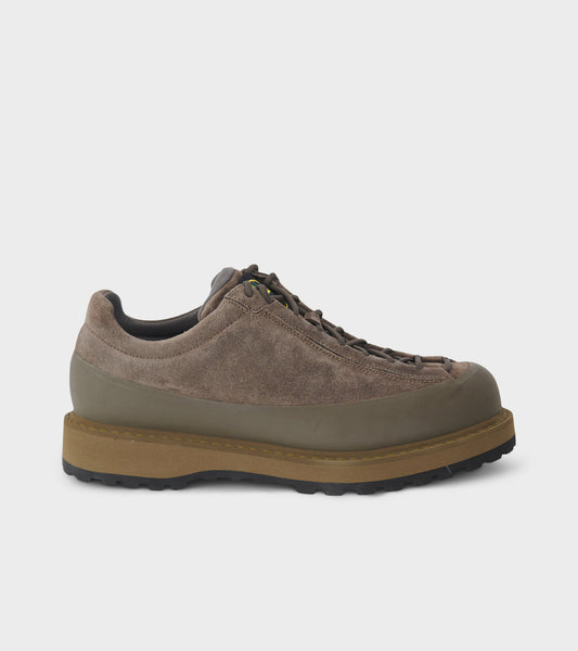 Low Top Suede Sneakers Olive