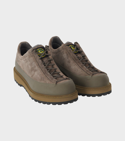Low Top Suede Sneakers Olive
