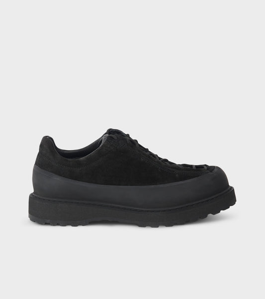 Low Top Suede Sneakers Black