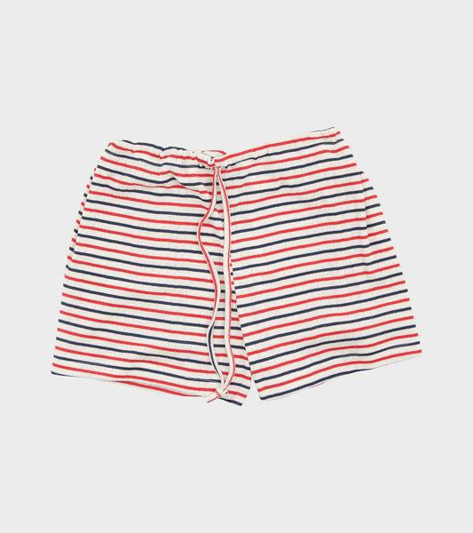 Nova Shorts 1 Ecru/Navy/Red