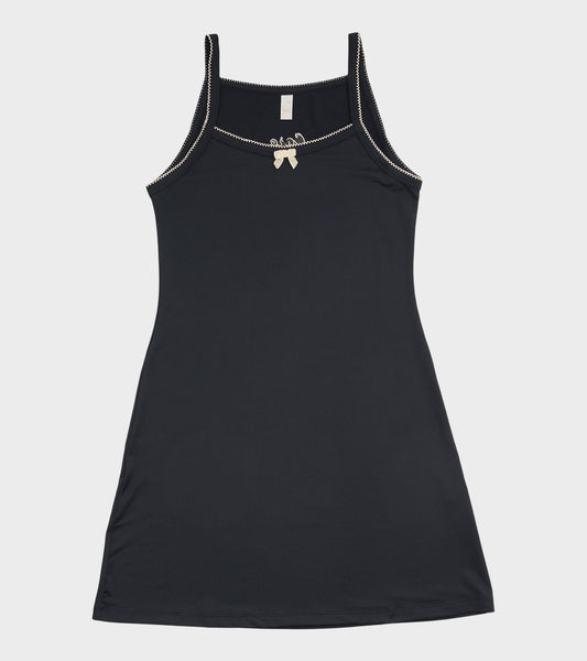 Caro Slip Dress Black