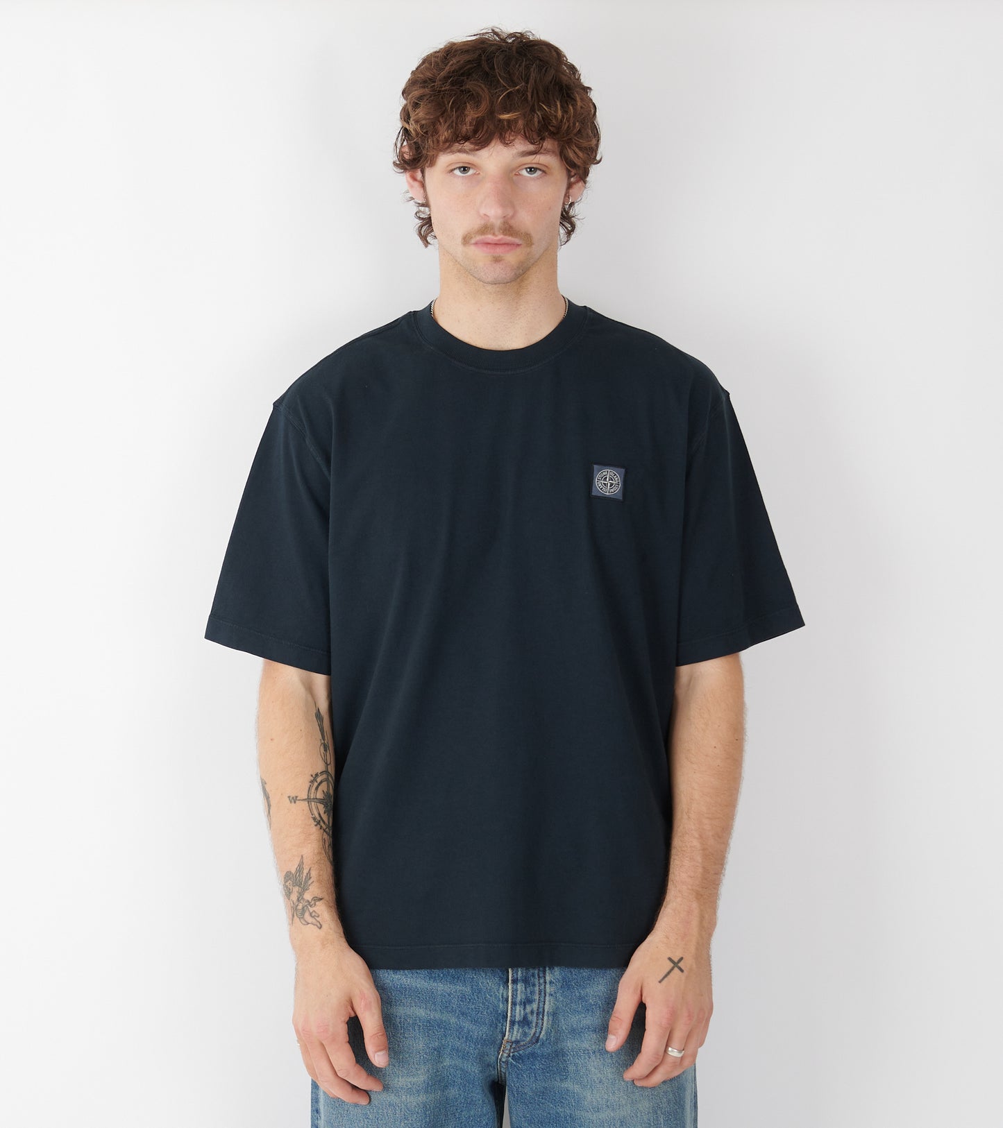 Boxy S/S T-shirt Dark Navy