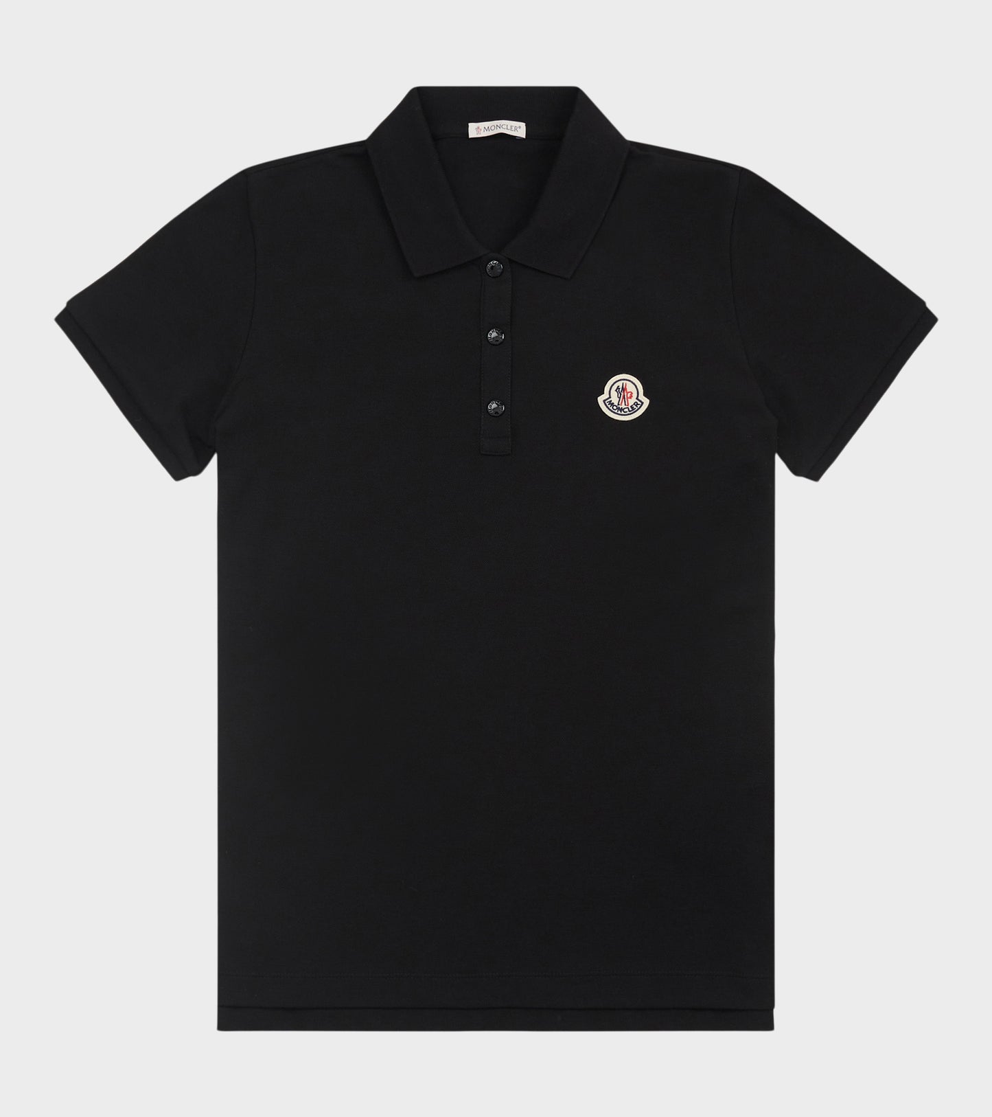 S/S Polo Shirt Black/White