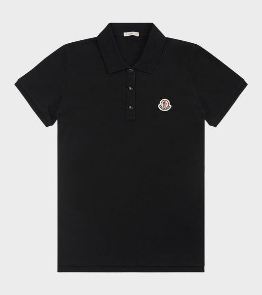 S/S Polo Shirt Black/White