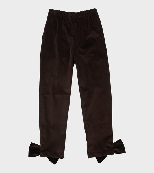 Coco Pants W. Bows Brown