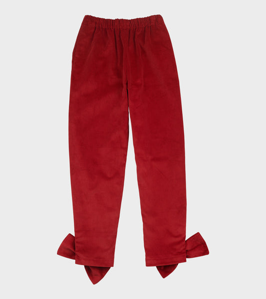 Coco Pants W. Bows Red