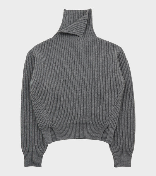 Wool Fisherman's Rib Jumper Koala