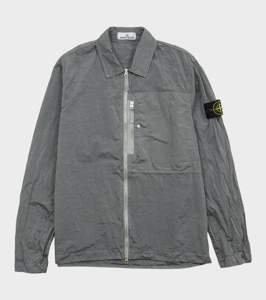 Econyl Nylon Overshirt Grey