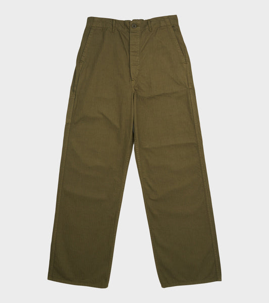 Canvas Pants Army Green