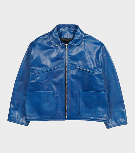 Leather Flying Jacket Canada Blue