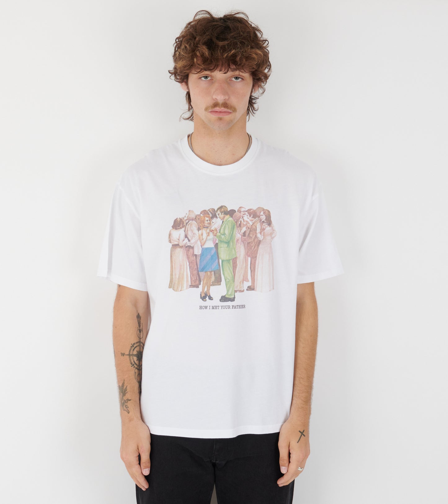 Carne Meet Cute (How I Met Your Father) T-shirt White