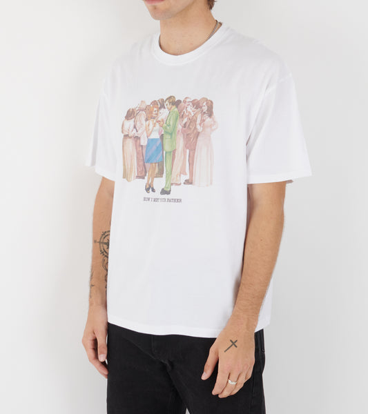 Carne Meet Cute (How I Met Your Father) T-shirt White