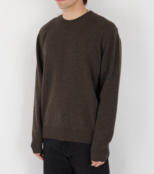 Norse Standard Merino Lambswool Sweater Heathland Brown