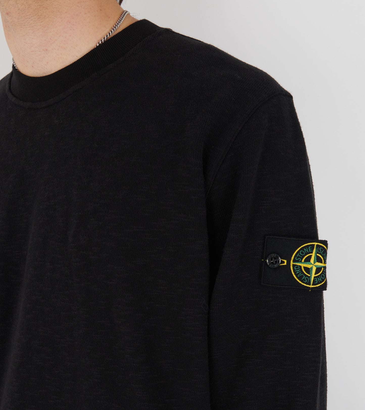 Heavy Woven Sweatshirt Black