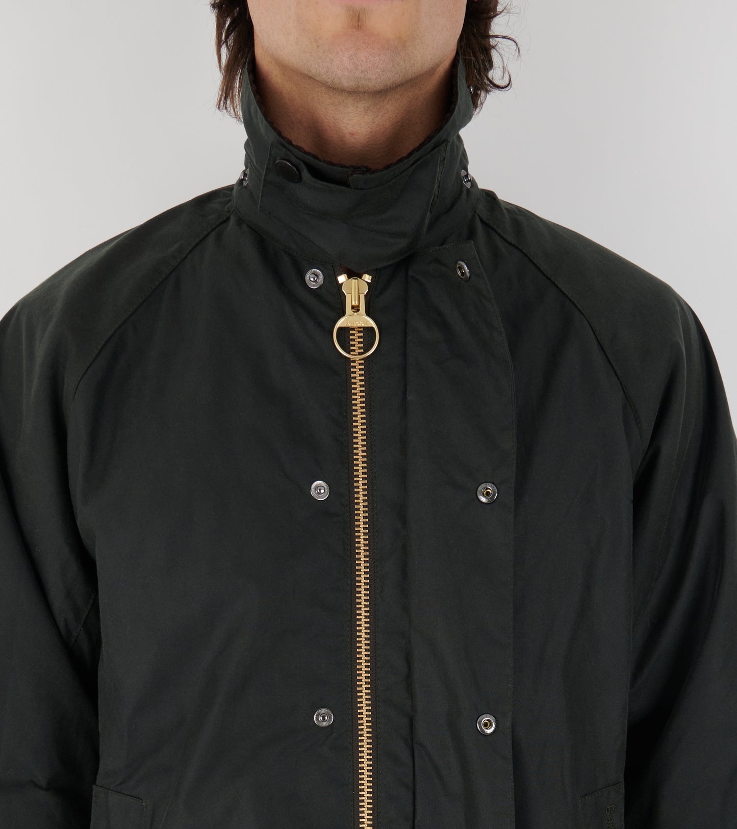 Barbour Modified Exmoor Wax Coat Sage