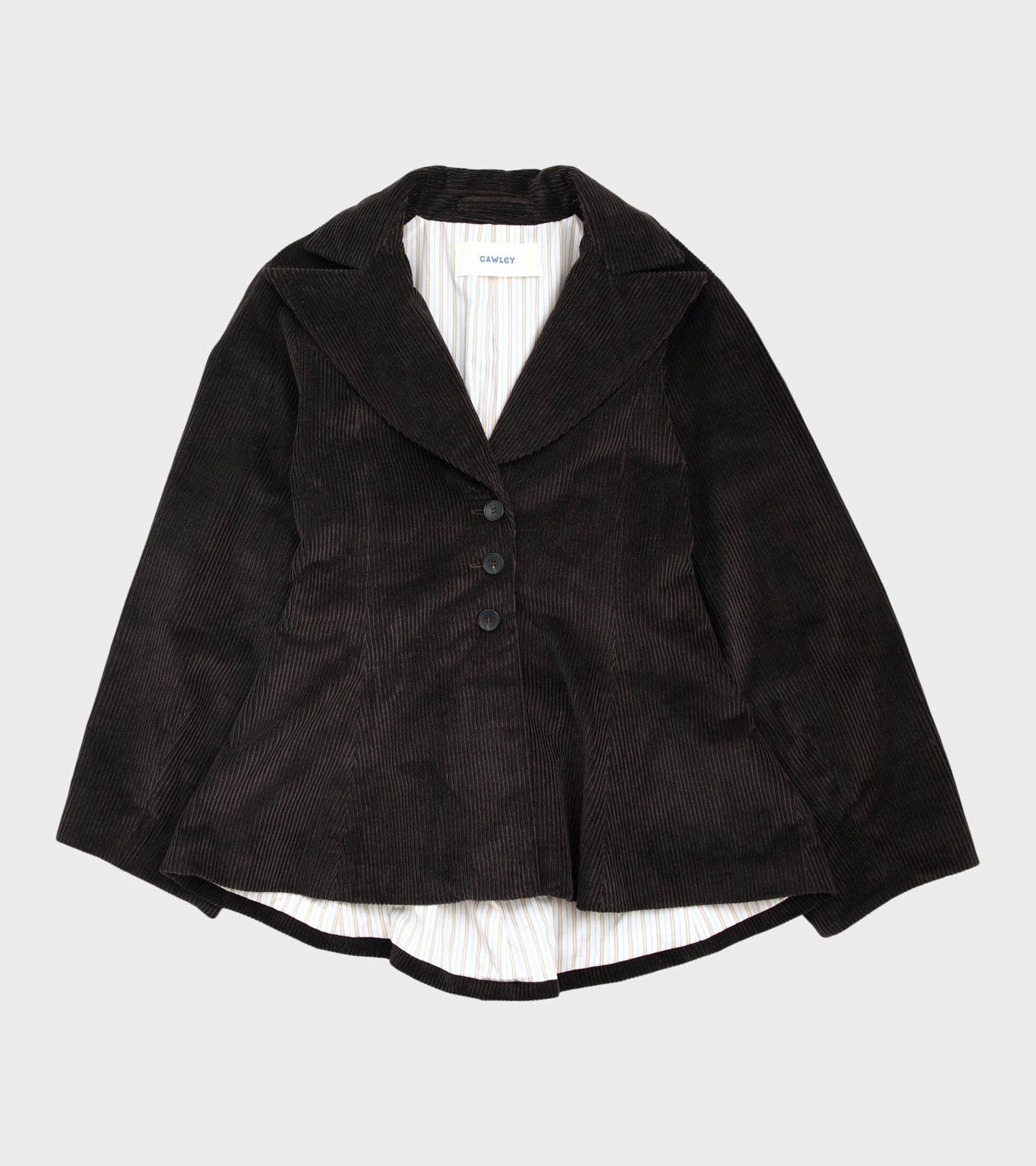 Japanese Two-Tone Corduroy Tender Blazer Taupes