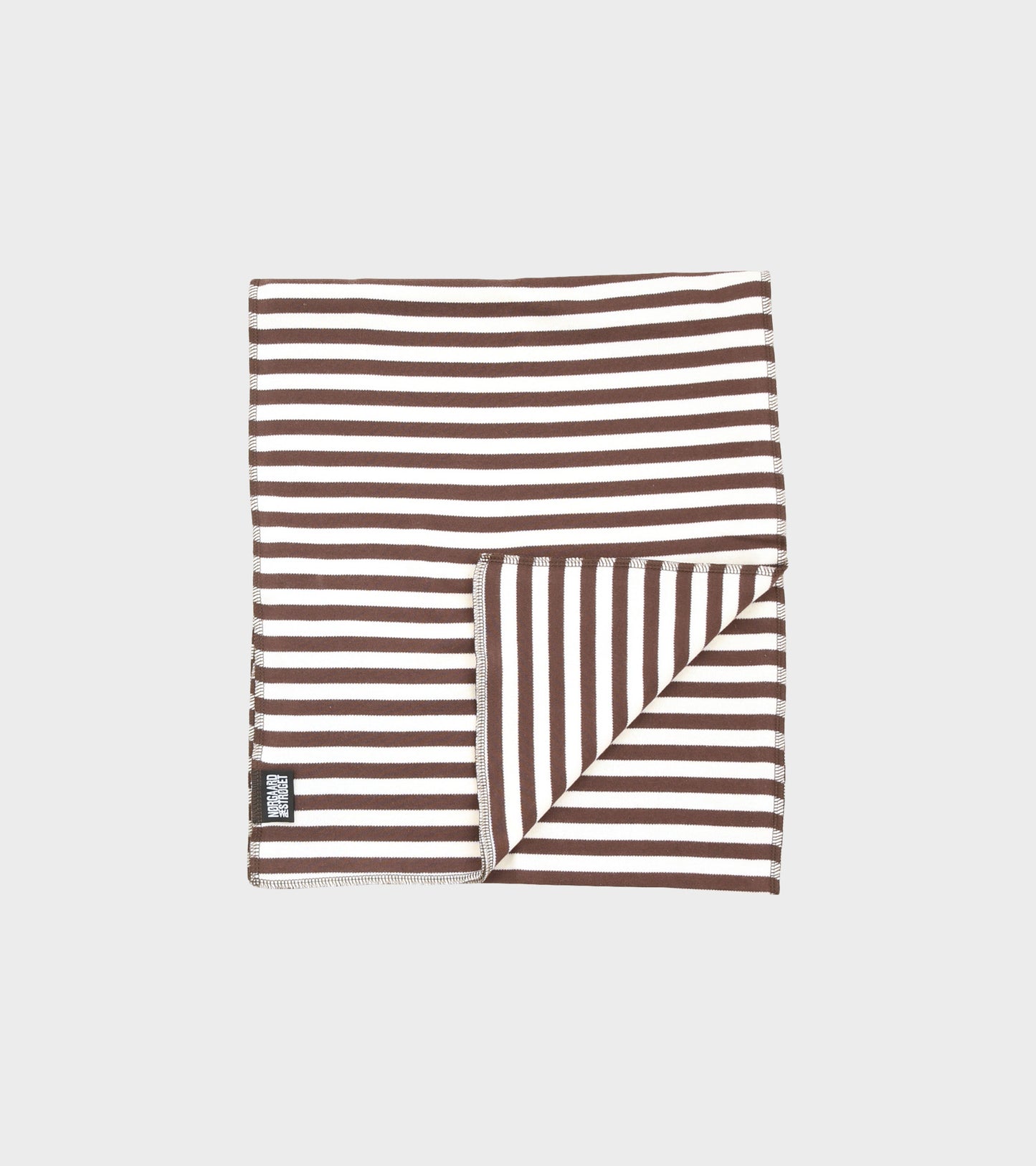 Scarf Interlock Brown/Ecru