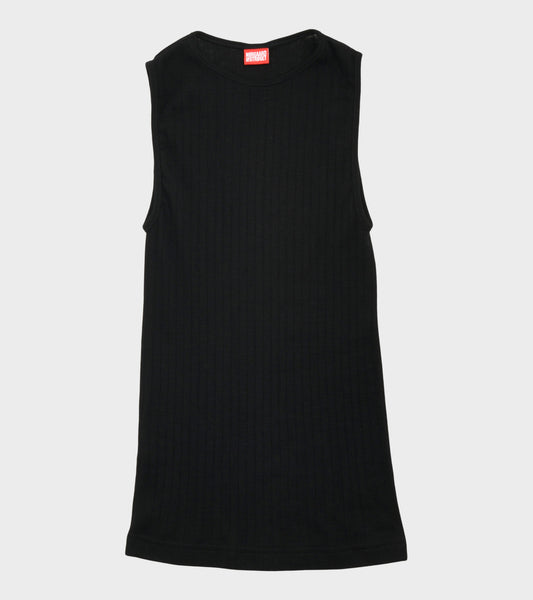 101 Tank Top Wool Black