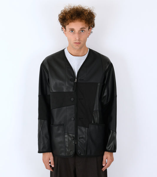 Patchwork Jacket Black