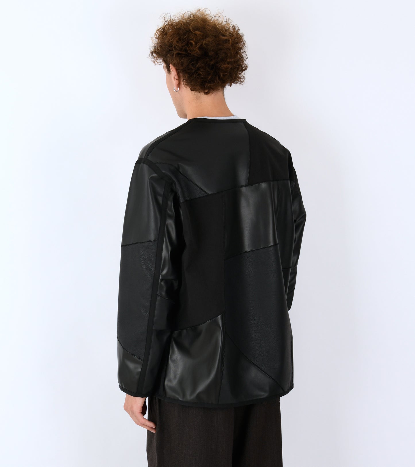 Patchwork Jacket Black