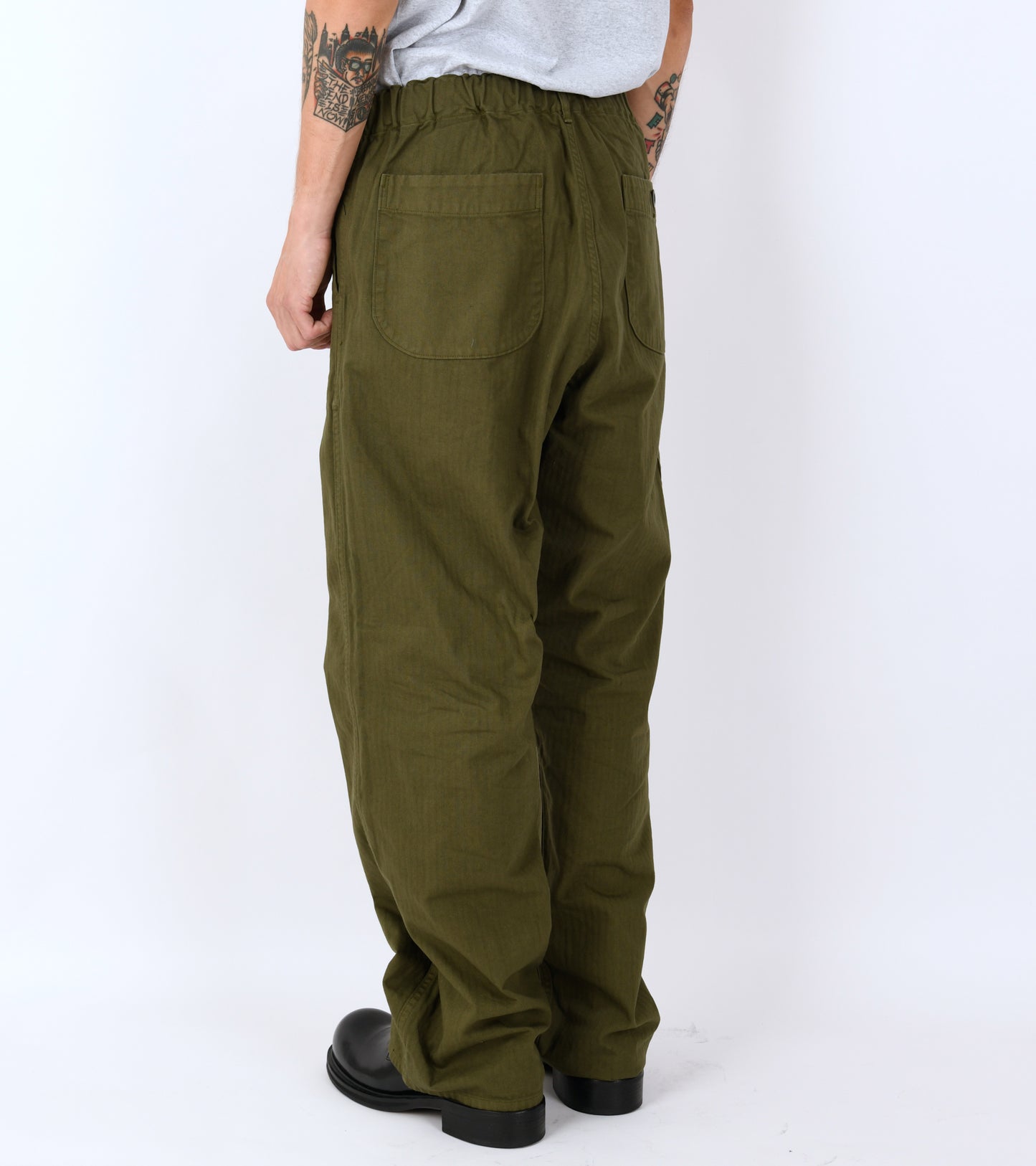 Canvas Pants Army Green