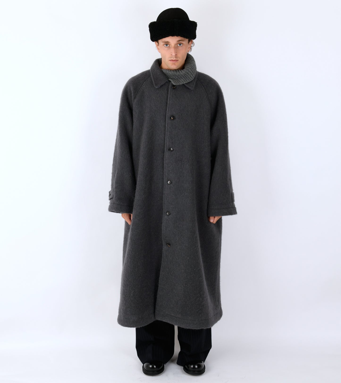 Mens Wickham Coat Slate