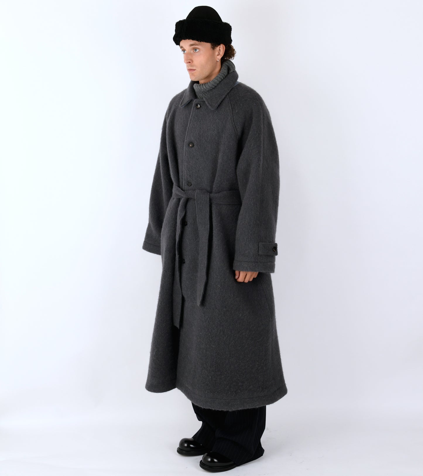 Mens Wickham Coat Slate