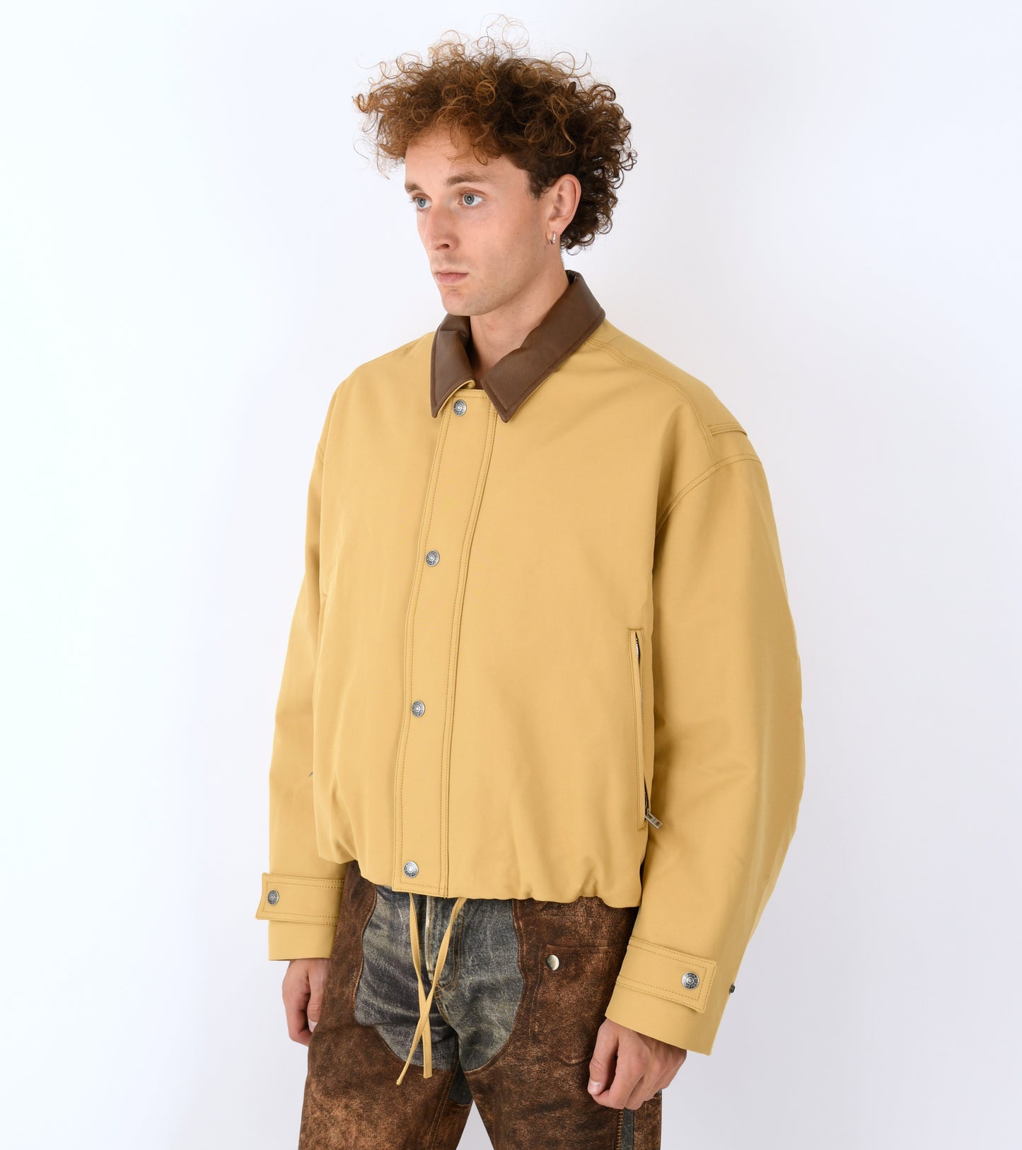 Twill Jacket Sand Beige