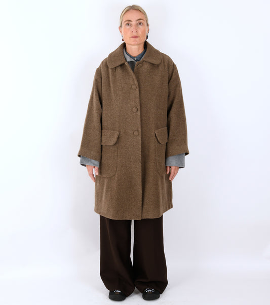 Astrid Long Coat Brown