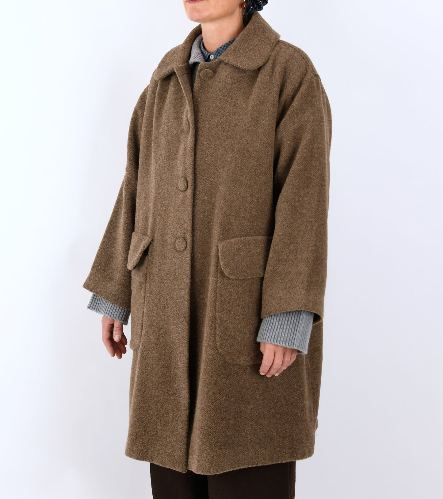 Astrid Long Coat Brown