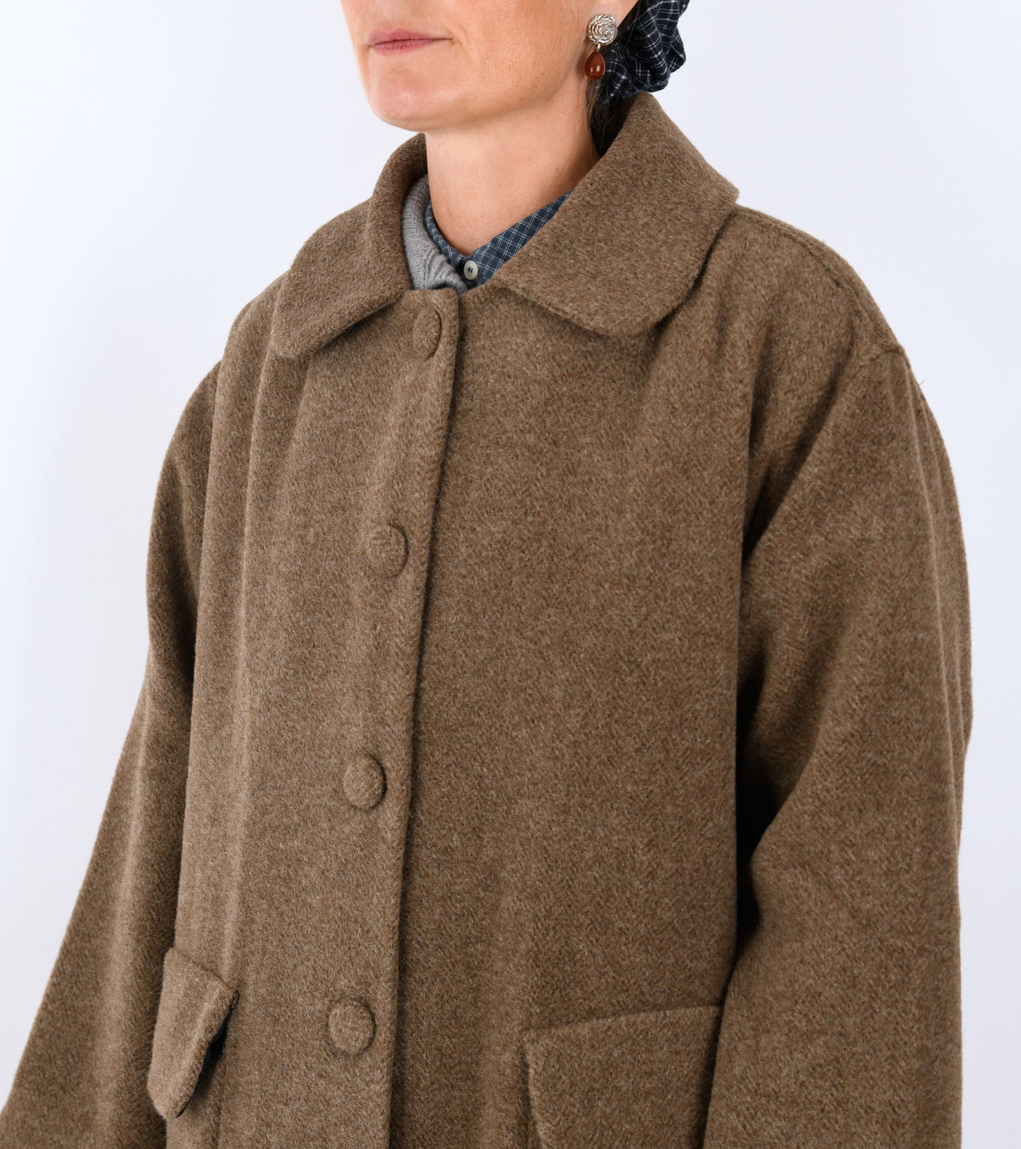 Astrid Long Coat Brown