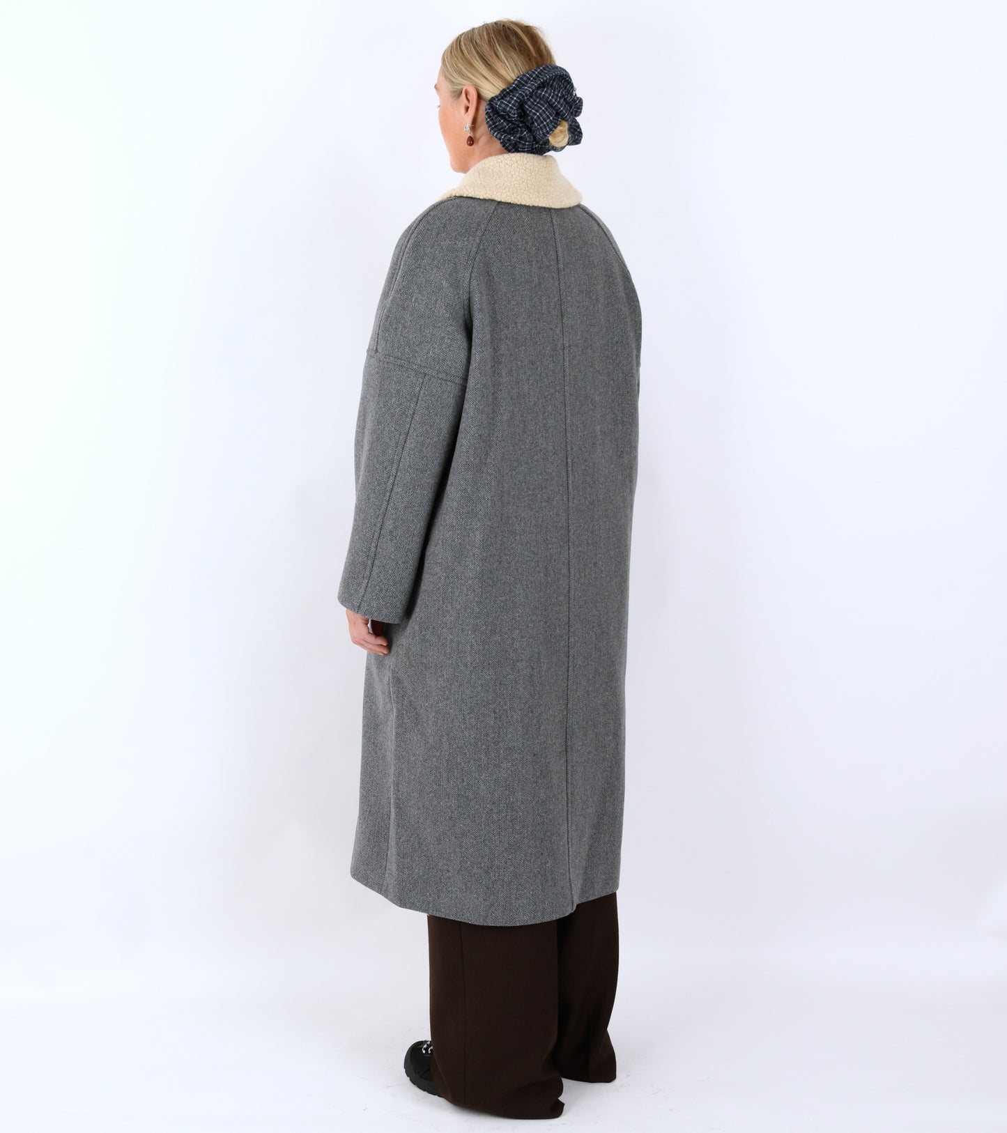 Bibi Duffel Coat Grey Structure
