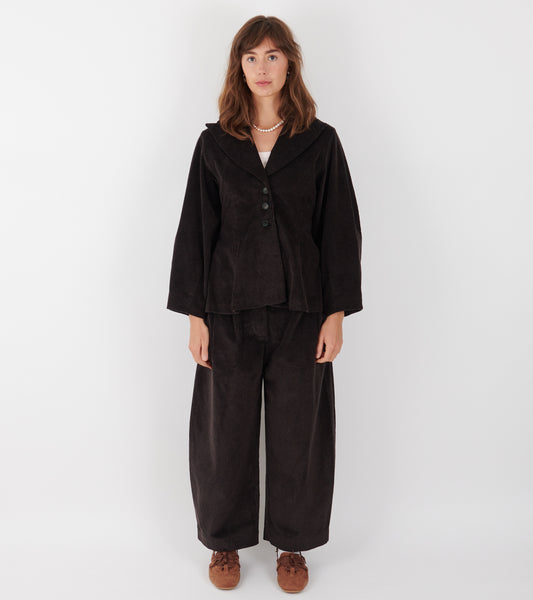 Japanese Two-Tone Corduroy Robyn Trouser Taupes