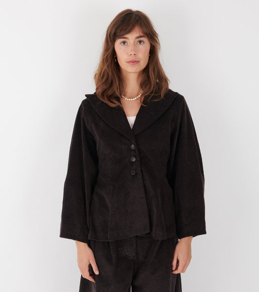Japanese Two-Tone Corduroy Tender Blazer Taupes