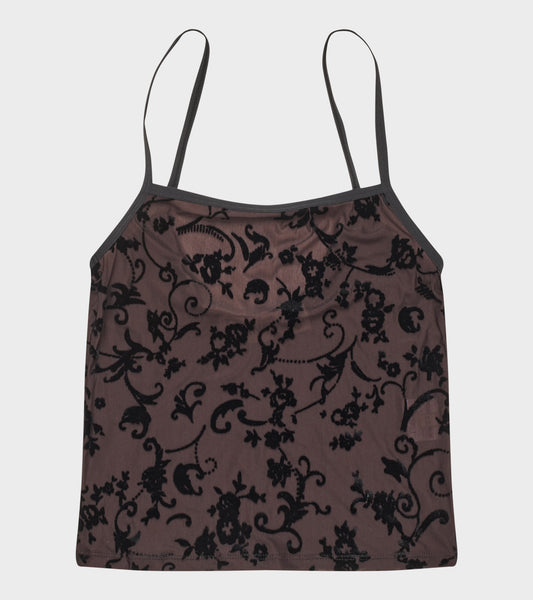 Gigi Top Brown/Black