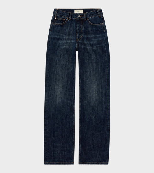 Virgo Jeans Dark Blue Righe