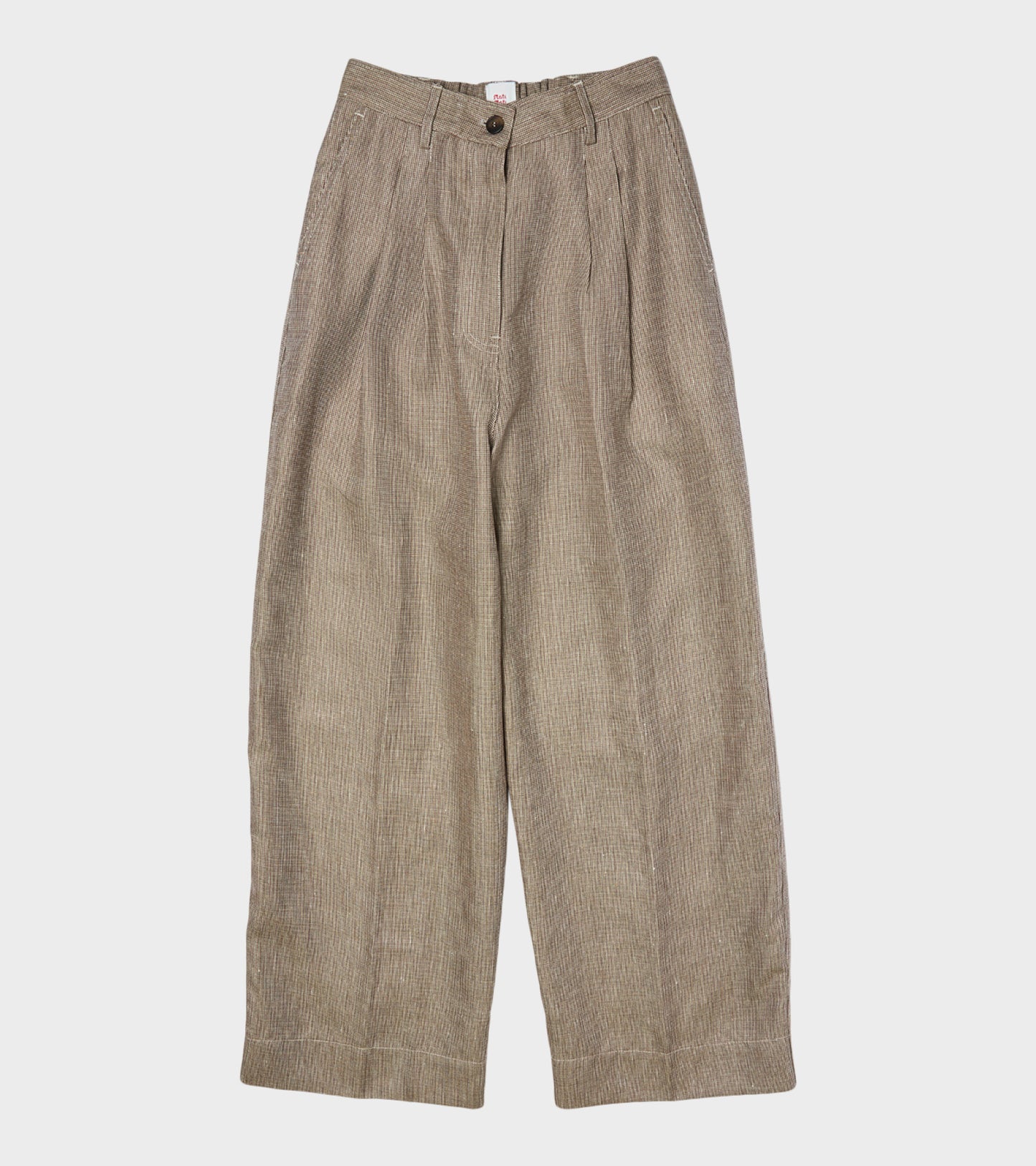 Jette Pant Check Beige