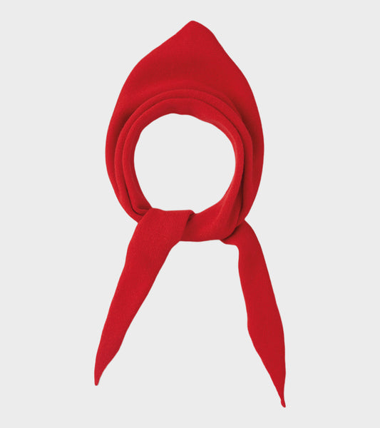 Plain Triangle Neckerchief Poppy
