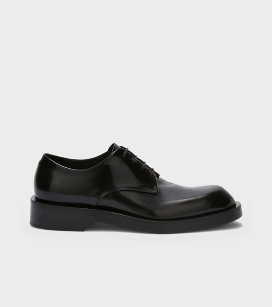 Leather Lace-up Shoe Black