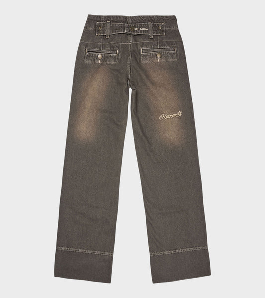Karli Jeans Dusty Green